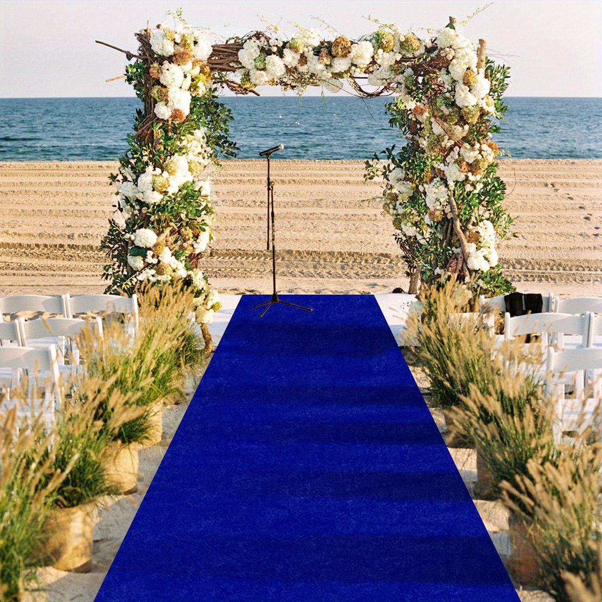 Extra Long Wedding Aisle Runner, 2x15FT – Elegant Ceremony Pathway Mat for Weddings, Parties & Events