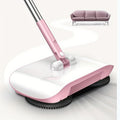 Hand-Push Floor Sweeper with Dustbin – All-in-One Manual Broom & Dustpan Set, No Power Needed, Lightweight Household Cleaning Machine for Hardwood, Tile & Laminate Floors, Lazy-Friendly Design