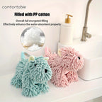 Microfiber Hand Towels Cute Puppy Design – Super Absorbent Kitchen & Bathroom Drying Towel | Halloween Holiday Cartoon Dog Decor