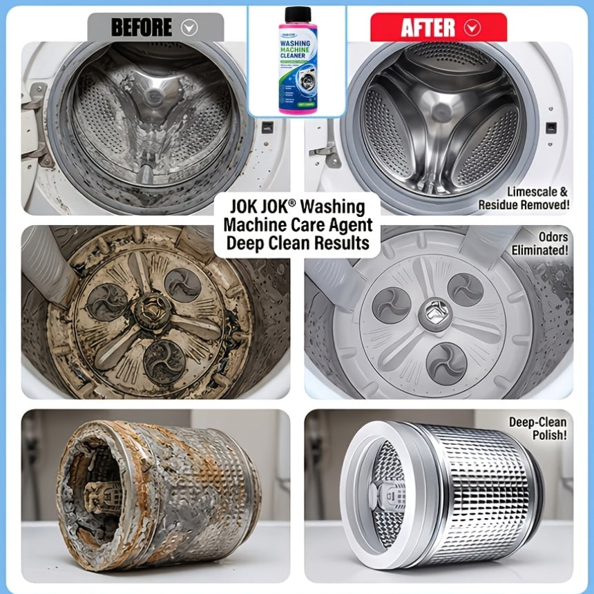 Washing Machine Cleaner Spray 100ml Citric Acid Formula - Deep Clean Descaler Odor Eliminator for Front Load & Top Load Washers Removes Scale & Detergent Residue