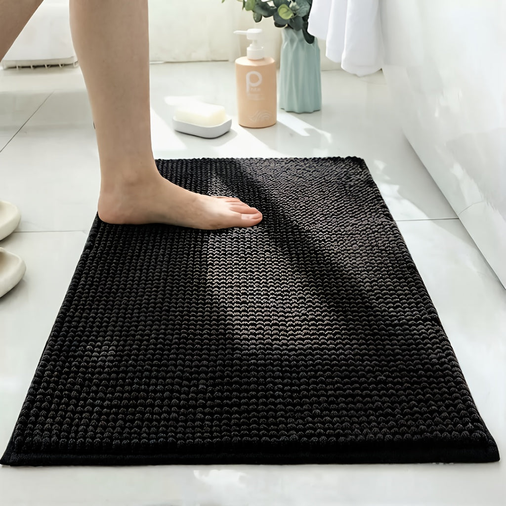 Super-Absorbent Microfiber Dog Door Mat, Slip-Resistant Washable Pet Rug, Quick-Dry Mud & Paw Trapping, Machine Washable Indoor Outdoor Entrance Mat