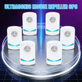 Ultrasonic Pest Repeller 8-Pack 2025 Upgraded Plug-In Repellent for Mosquitoes Cockroaches Mice Fleas Ants Rodents Chemical-Free for Home Farm Kitchen Office Restaurant Apartment