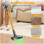 Dyson Vacuum Attachments Soft Roller Brush Head with Dust Detect Green Light Compatible V7 V8 V10 V11 V15 Hard Floor Motorhead Replacement Parts