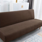 T-Shaped Jacquard Sofa Cover Futon Slipcover - Stretch Couch Cover for Living Room Office L Shaped Sofa Protector M L Size