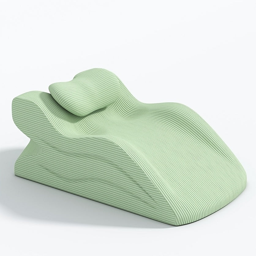 Ergonomic Backrest Pillow for Bed Reading - Multi-Purpose Support Pillow Neck Back Rest Removable Washable Cover Sleeping Reading Office Lounge