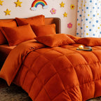 Comforter Set 3pcs 5pcs 7pcs - Extra Thick Warm Bedding Set with Sheet Sets & Pillowshams, Full Queen King Size, Machine Washable, Halloween Themed Kids Room Decor