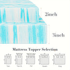 Memory Foam Mattress Topper CertiPUR-US Certified | Cooling Gel | 2" 3" 4" Thick | Standard & 5-Zone | Twin Full Queen King Cal-King