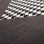 Runner Rug for Hallway Entryway Staircase - Floral European Lotus Pattern, Anti-Slip Machine Washable Long Corridor Mat, 3 Sizes, Teal Grey