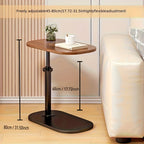 Adjustable Rolling Laptop Desk Mobile Side Table Folding Computer Workstation Home Office Sofa Bedside Coffee Table Mother's Day Gift