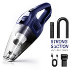 Cordless Handheld Vacuum Cleaner – Lightweight, Powerful Suction, Large Capacity & Rechargeable, Deep Cleaning for Home, Kitchen, Car & Office | 6 Colors