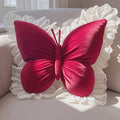 Butterfly Shaped Throw Pillow Cute Decorative Bow Pillow for Bed Sofa – Soft 3D Accent Pillow for Girls Bedroom Home Decor