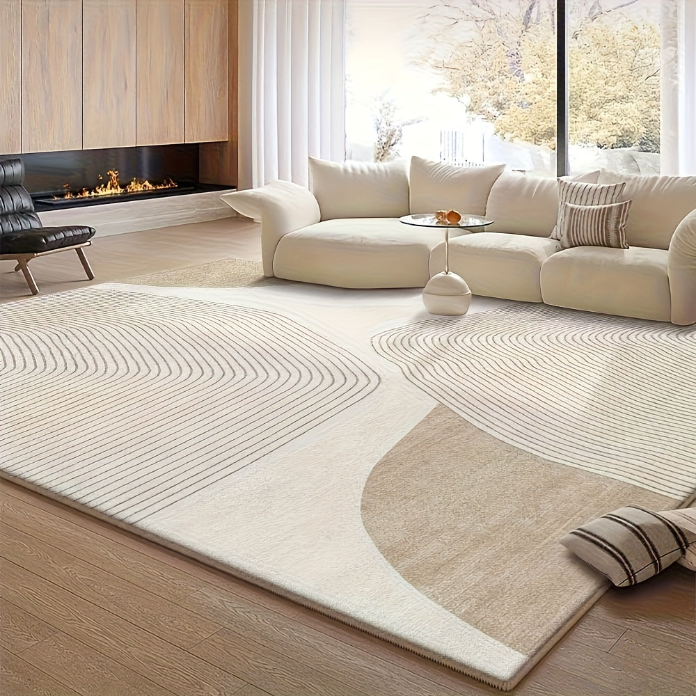 Velvet 850G Floral Area Rug – Washable Soft Retro Modern Carpet for Living Room & Dining Room, Vibrant Patterns, 5 Sizes
