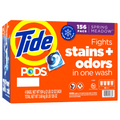 Laundry Detergent Pods Spring Meadow Scent – 39, 78 or 156 Count Packs, 3-in-1 Cleaning Power, HE Compatible Tide Pods for All Washers & Temperatures