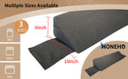 Bed Wedge Pillow & Headboard Gap Filler – Triangle Pillow Wedge for Sleeping, Reading & Resting | Twin, Full, Queen & King | Grey & White