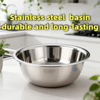 Extra Large Stainless Steel Mixing Bowl – Heavy-Duty Deep Prep Basin for Cooking, Baking, Salad & Dough | 36cm / 40cm | Rustproof, Dishwasher Safe Kitchen Essential