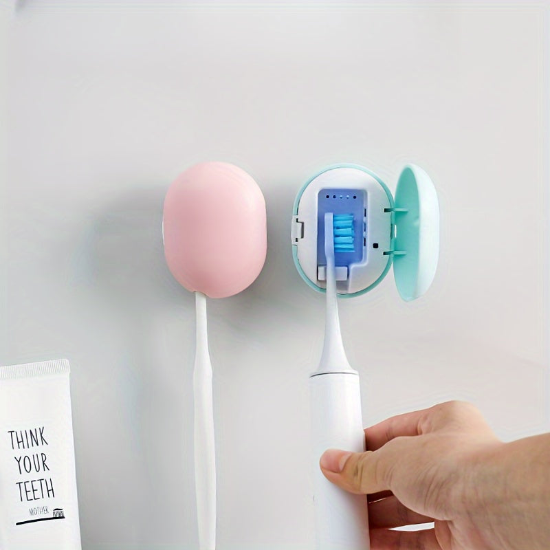 Mini Portable Electric Toothbrush USB Rechargeable – Wall Mounted & Travel Friendly, Sonic Oral Hygiene Care | White, Green, Pink