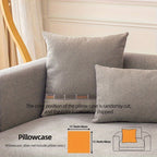 Bohemian Chenille Sofa Cover Non-Slip – Sofa Seat Cushion, Backrest, Armrest & Pillowcase Sold Separately, Dog Friendly Two-Tone for Bedroom Office Living Room, 4 Colors