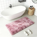 Tie-Dye Fluffy Area Rug – Ultra-Soft Thickened Plush Indoor Mat for Living Room, Bedroom & Office, 9 Colors 6 Sizes, Boho Machine-Woven Floor Carpet