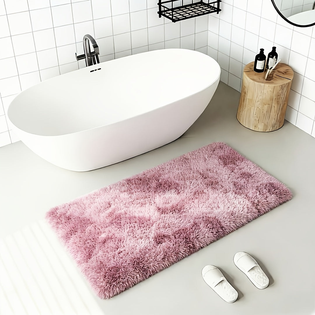 Tie-Dye Fluffy Area Rug – Ultra-Soft Thickened Plush Indoor Mat for Living Room, Bedroom & Office, 9 Colors 6 Sizes, Boho Machine-Woven Floor Carpet