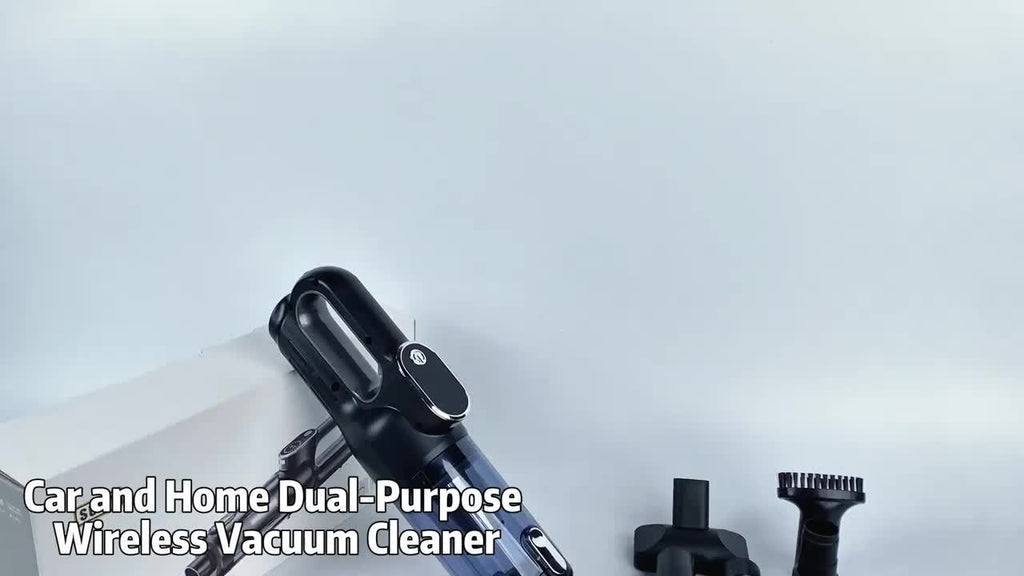 4-in-1 Wireless Car Vacuum Cleaner 25000Pa High Suction – 6000mAh USB Rechargeable, Dual Washable Filters, Low Noise, One-Key Dust, Portable Mini Handheld Vacuum for Car Home Office Pet Hair with Hose & Storage Bag