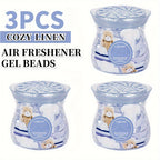 Air Freshener Scented Beads 3-Pack 14oz Each Long-Lasting Fragrance Odor Eliminator for Home Room Closet Bathroom Car Office Fabric Aromatherapy Multiple Scents