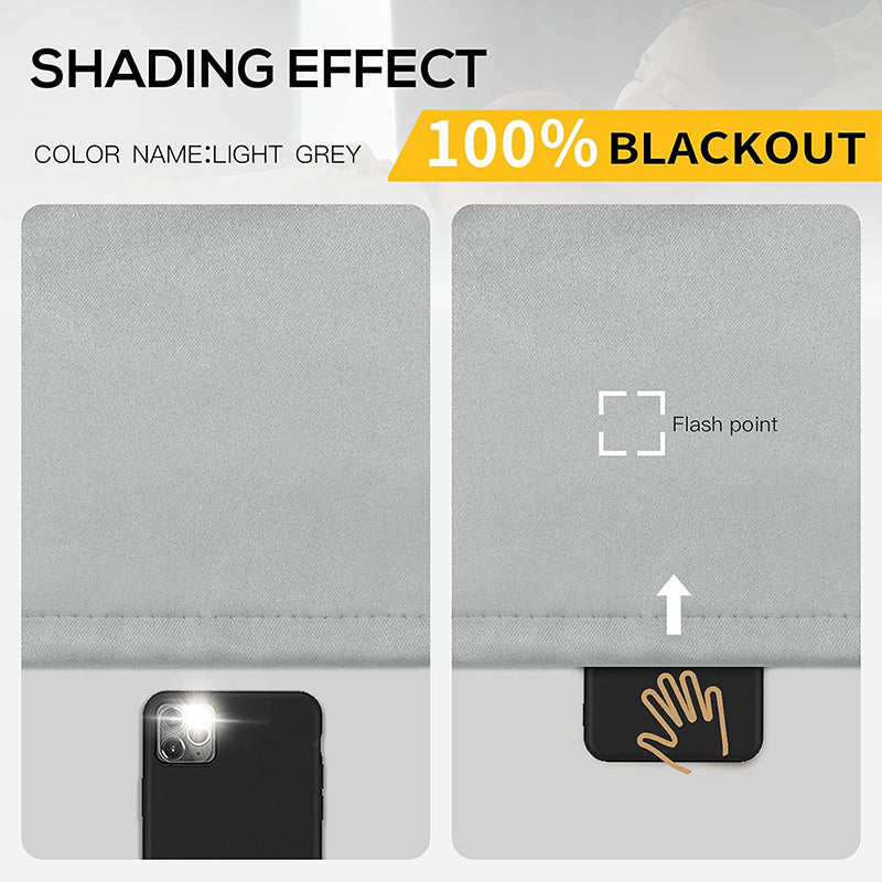 4-Panel 100% Blackout Velvet Curtains – Thermal Insulated, Noise Reducing, Privacy | Living Room & Bedroom | 4 Colors, 6 Sizes | Nuvia Haven