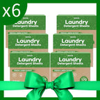 Laundry Detergent Sheets 170 Loads – 85 Sheets Liquid-Free Eco-Friendly Formula, Fresh Linen Fragrance, No Plastic Jug, HE Compatible, Available in Multi-Packs