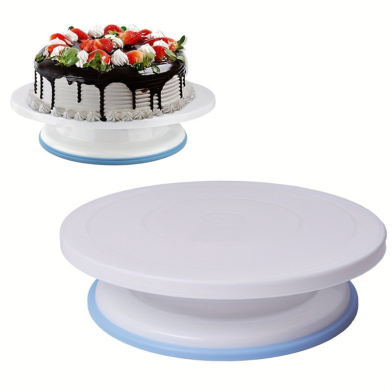 Rotating Cake Stand 11 Inch Non-Slip Base Smooth Spinning Turntable for Cake Decorating Icing Frosting Baking Display