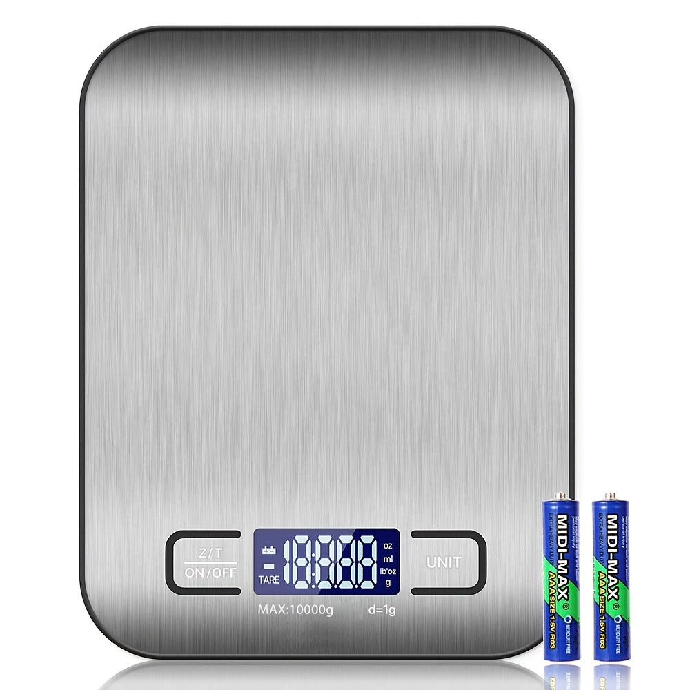 Digital Food Scale 22lb, Kitchen Scale in Grams & Ounces for Cooking, Baking & Weight Loss, Precise Tare Function, Slim Design, Easy to Clean, Perfect for Meal Prep & Coffee