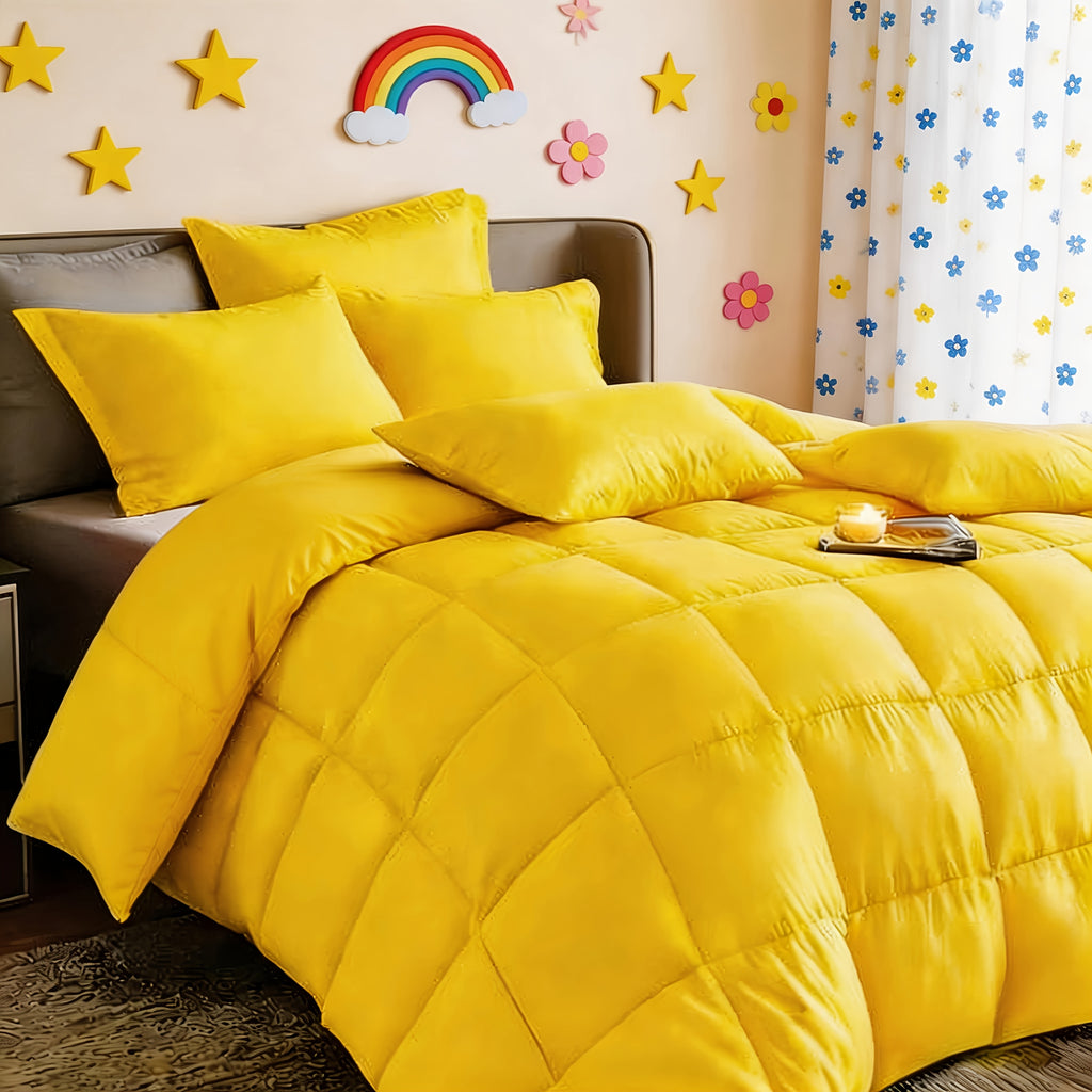 Comforter Set 3pcs 5pcs 7pcs - Extra Thick Warm Bedding Set with Sheet Sets & Pillowshams, Full Queen King Size, Machine Washable, Halloween Themed Kids Room Decor