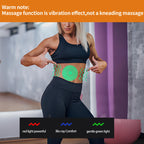 Vibrating Heated Hip Massager Pad – USB Electric Heat Therapy with 3 Temperature Settings & Timer for Hips, Thighs & Buttock Relief, Size S/M, Black