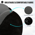 Hooded U-Shaped Travel Neck Pillow with Hood & Light-Blocking Cover – Airplane Nap Pillow for Adults, Home Office Sleep Support, U-Shape Neck Rest