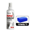 Heavy Duty Oven and Metal Cleaning Spray Powerful Degreaser for Stubborn Grease on Ovens Stovetops Pots Pans Fast-Acting Formula with Towel 1.69 oz