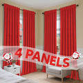 Semi-Sheer Curtains 4 Panels – Modern Light Filtering Window Drapes with Rod Pocket & Eyelet for Living Room, Bedroom & Office, Easy Install No Bleach Care