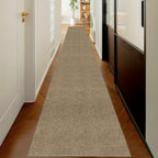 Non-Slip Runner Rug Washable & Cuttable – Low-Profile Hallway Rug for Kitchen, Living Room, Bedroom, Balcony & Poolside – Multiple Sizes 60x180 to 60x600cm