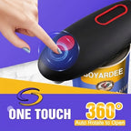 One-Click Electric Can Opener – Auto Shut-Off, Smooth Edges, Ergonomic | For Elderly, Arthritis & Weak Grip | Red & Black