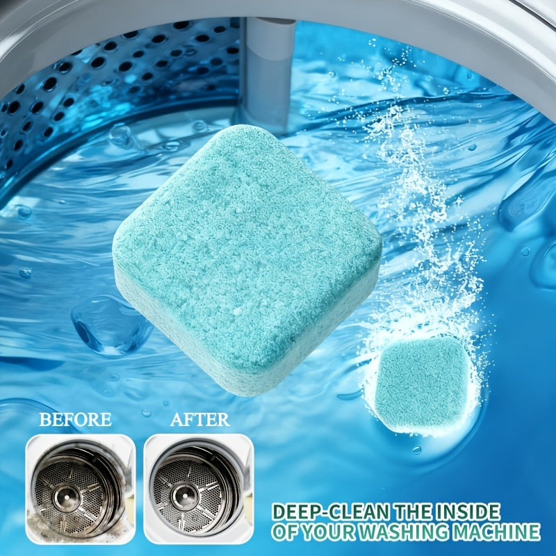 Washing Machine Cleaning Tablets – Deep Clean & Odor Eliminator for HE, Top Load & Front Load Washers – Removes Pet Odors, Hair & Lint Buildup with Lemon Fresh Sodium Bicarbonate Formula