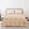 All Season Comforter with Corner Tabs & Box Stitching – Soft Fluffy Lightweight Hotel-Quality Duvet Insert for Twin Queen King, Breathable Year-Round Bedding