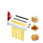 3-in-1 Stainless Steel Pasta Maker Attachment for Stand Mixers – Homemade Spaghetti, Fettuccine & Noodle Making Kit