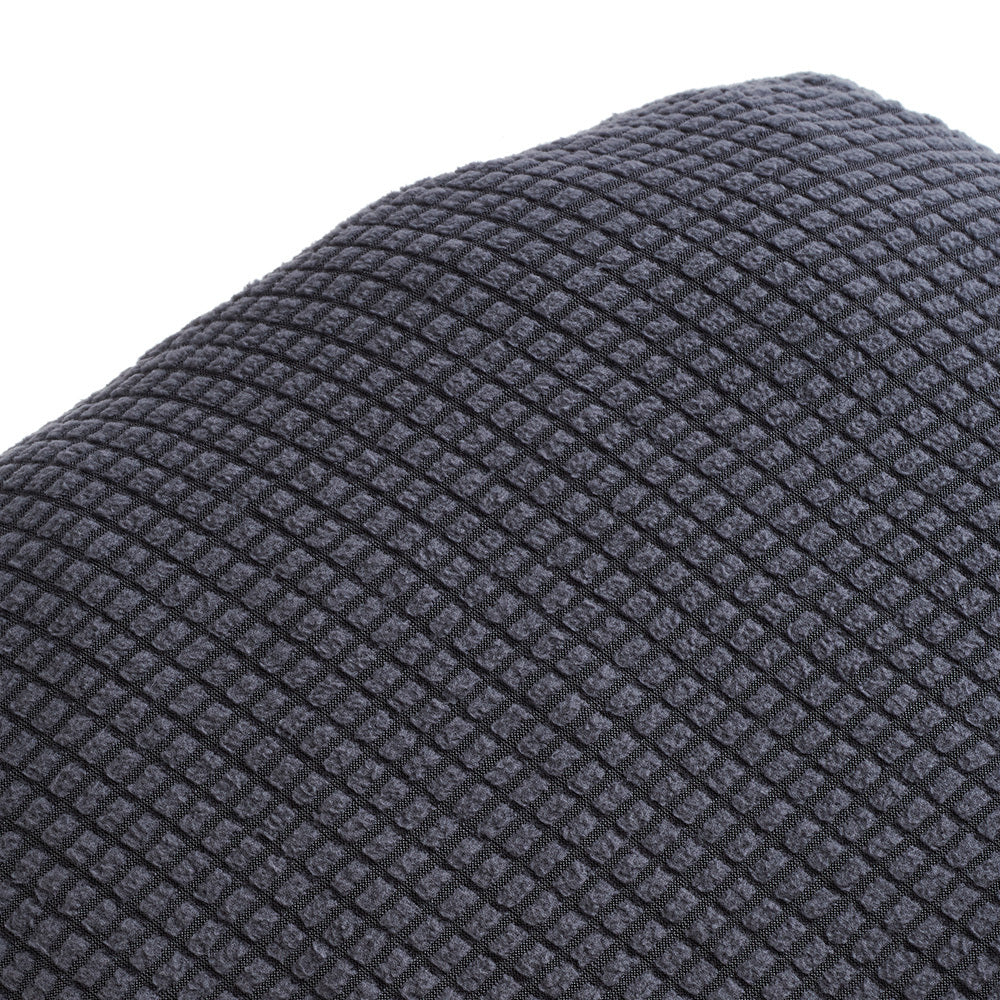 Solid Color Jacquard Sofa Cover Full Coverage High Stretch Non-Slip Machine Washable All Season Pet Friendly Couch Protector Living Room Office