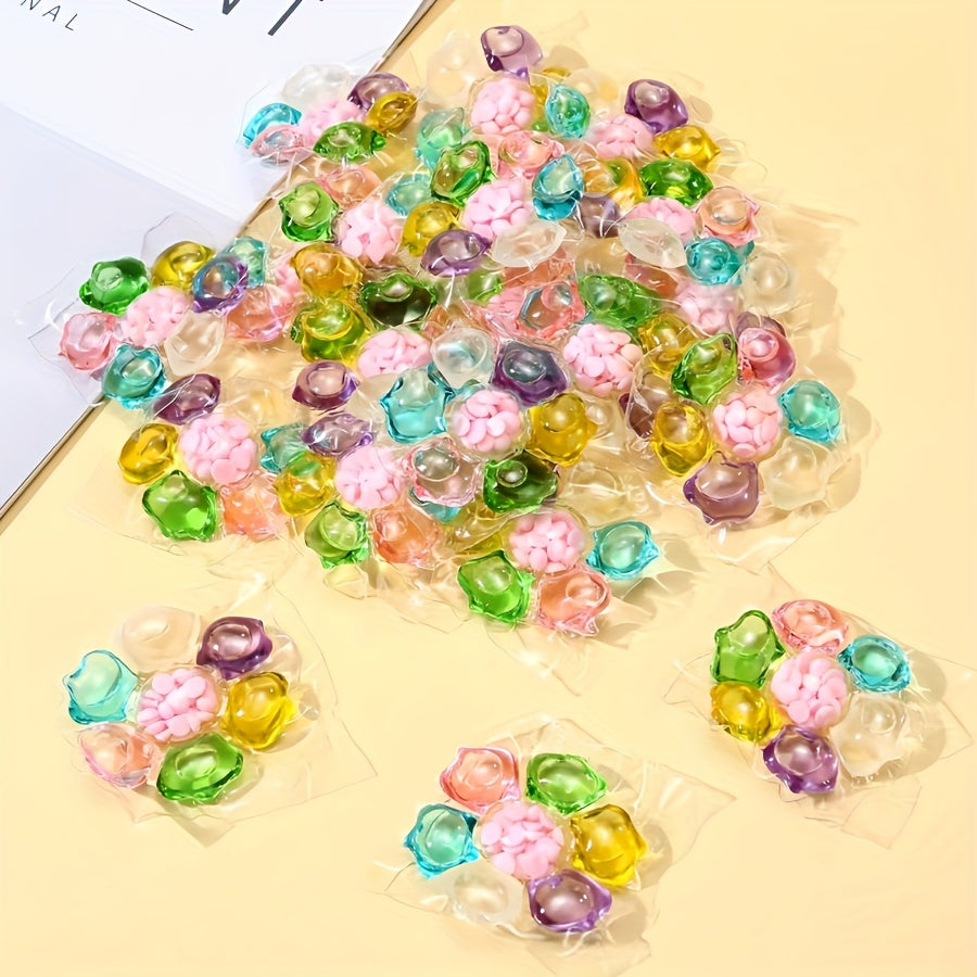 Laundry Detergent Pods 7-in-1 Long-Lasting Fragrance Deep Clean Anti-Static Soft Clothes Scented Laundry Beads Concentrated Dissolve Fast 170g 270g 670g