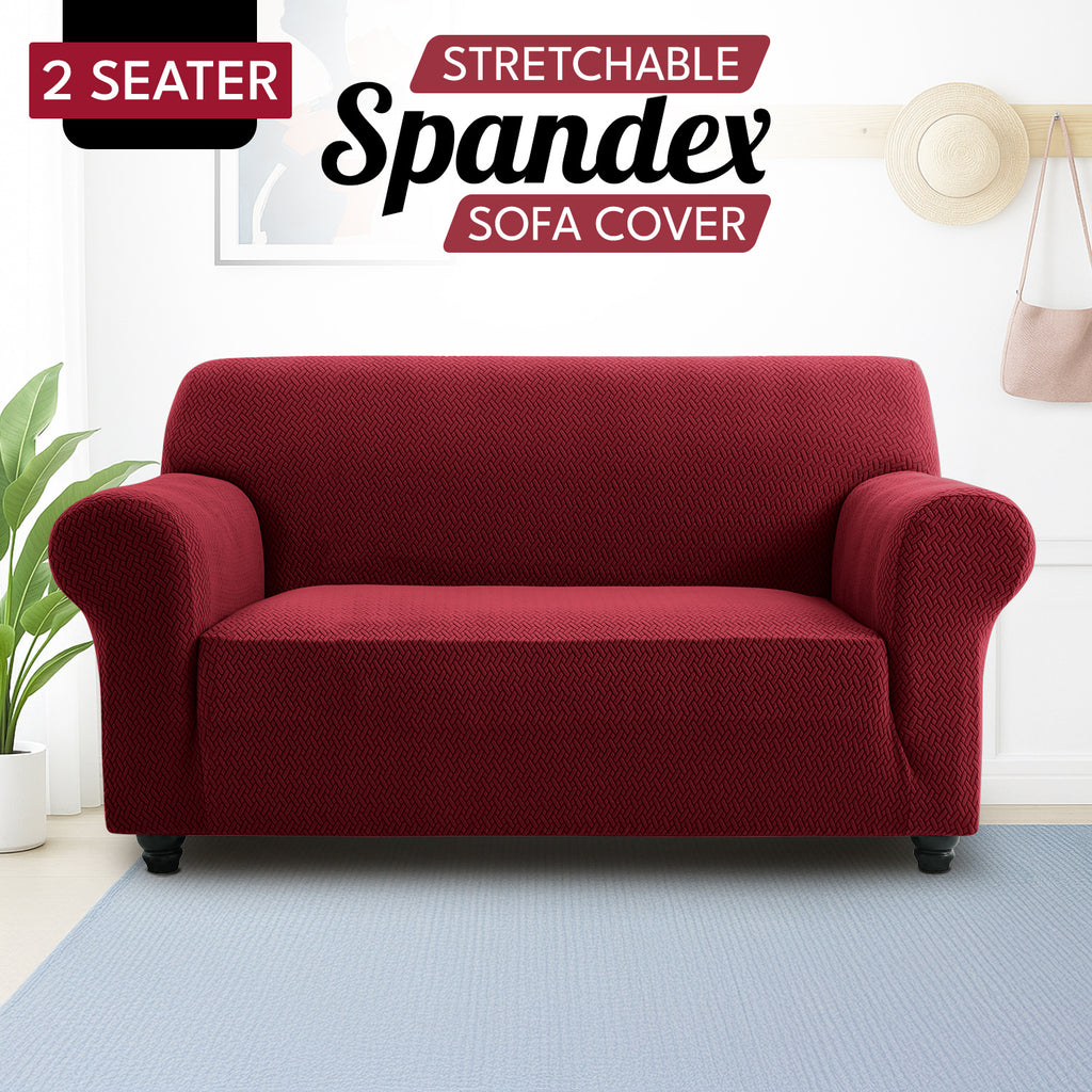 Thickened Spandex Sofa Cover Anti-Scratch – Stretch Polyester Sofa Protector, Anti-Slip Pet-Friendly, Machine Washable, 6 Colors, 1/2/3 Seater, Living Room Bedroom Home Decor