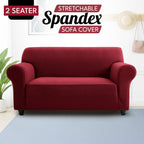 Thickened Spandex Sofa Cover Anti-Scratch – Stretch Polyester Sofa Protector, Anti-Slip Pet-Friendly, Machine Washable, 6 Colors, 1/2/3 Seater, Living Room Bedroom Home Decor