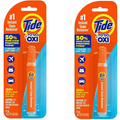 Tide To Go Instant Stain Remover Pen 2 Pack Travel Size Pocket Spot Cleaner Stain Stick for Clothes On the Go Laundry Emergency Stain Fighter 0.33 fl oz