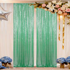 Sequin Curtain Backdrop Panels 24x84 Inches Set of 2 – Glitter Shimmer Party Backdrop for Weddings Birthdays Baby Showers Proms & Photo Booths, 31 Colors
