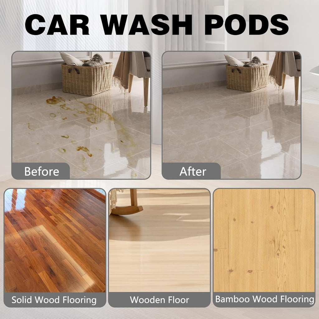 Concentrated Floor Cleaner Solution 32oz – 4X Formula, Pet-Friendly, Streak-Free, Brazilian Breeze Scent for Ceramic, Stone & Hard Floors