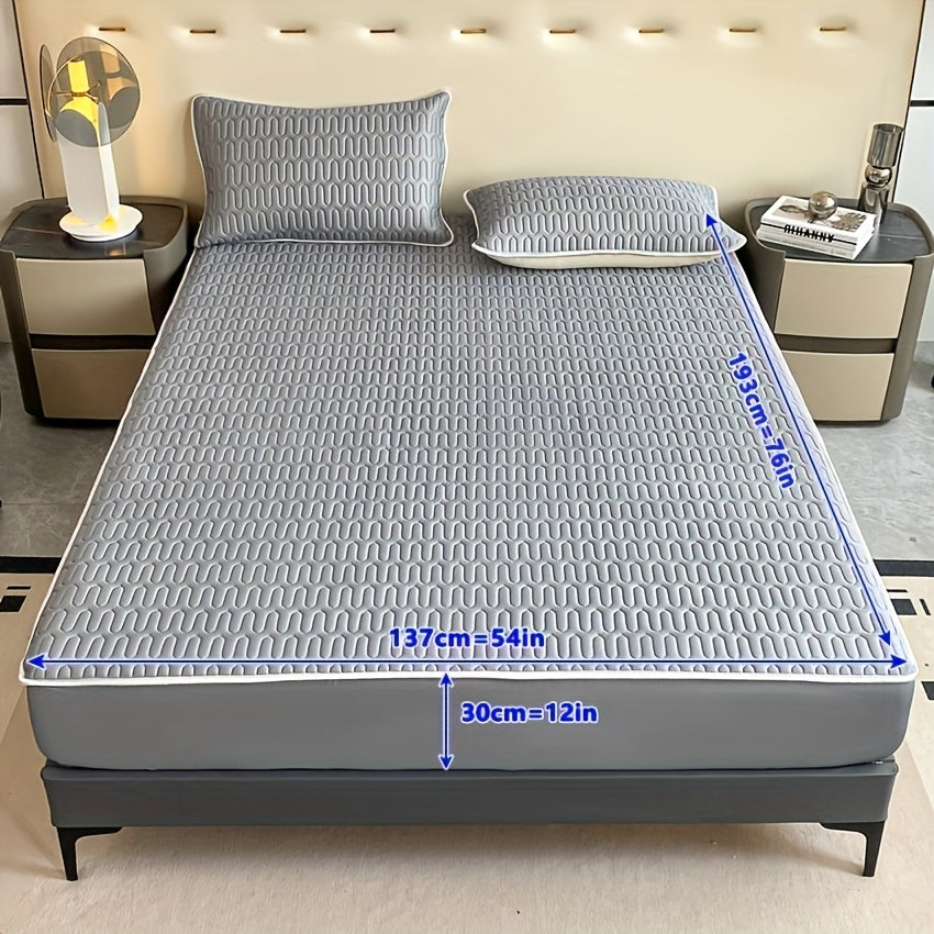Cooling Stretch Fitted Bed Sheet Soft Breathable Moisture-Wicking Non-Slip Polyester Machine Washable Twin Full Queen King Pink Grey Blue Beige Bedroom Bedding