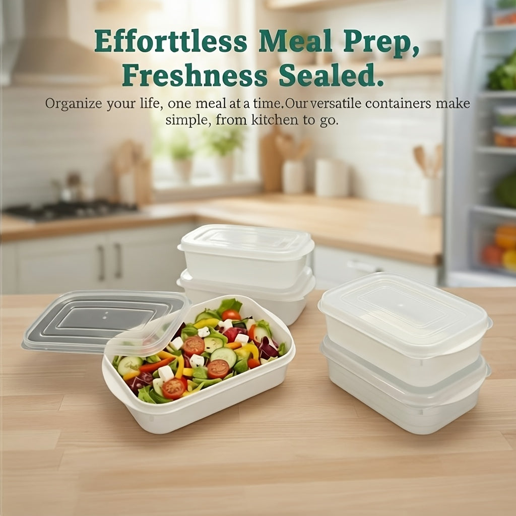 Food Storage Containers 10 Piece Set 5 Containers with Lids Stackable Freezer-Safe Food-Grade Meal Prep Bento Boxes for Fridge Meat Fruit