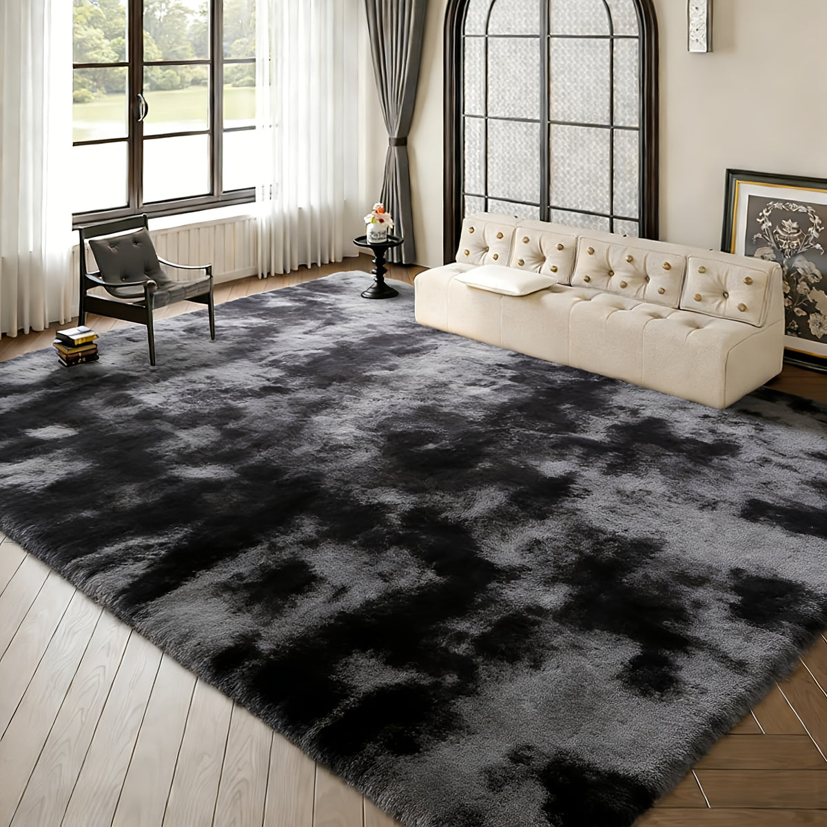 Luxury Soft Fluffy Shag Rug – Machine Washable Non-Slip Shaggy Carpet for Living Room, Bedroom & Home Decor, Multiple Colors & Sizes