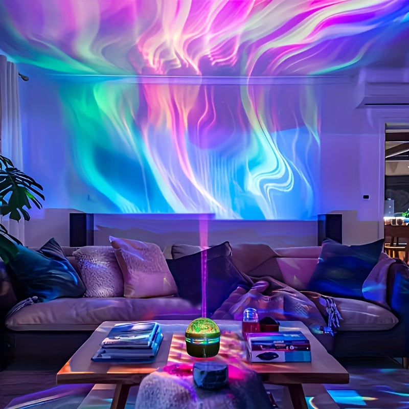 Star Projector Night Light Aurora Galaxy Projector with Remote 7 Lighting Effects – Bedroom Night Sky Projector for Kids Camping Party Christmas Halloween Gift